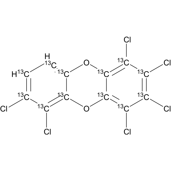1,2,3,4,6,7-Hexachloro dibenzo-p-dioxin-13C12 910107-83-4